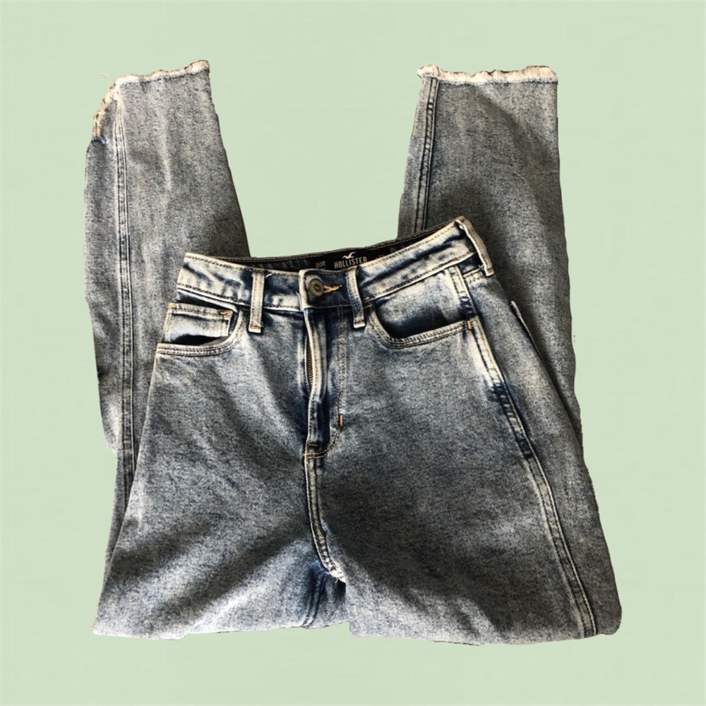 hollister mom jeans